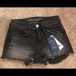 American Eagle High rise super stretch shorties